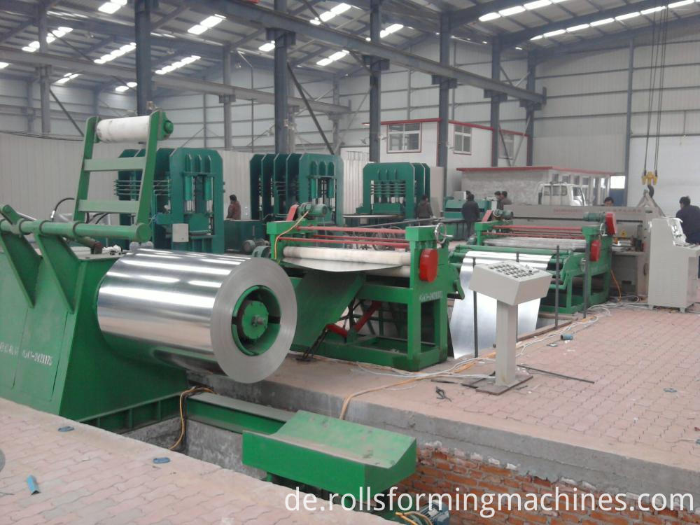 auf Länge zuschneiden Produktionslinie 3 cut to length production line 3